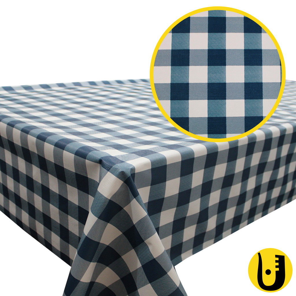 TOALHA DE MESA PLÁSTICO CORRIDA - XADREZ PTO/BR 1,37CMX2,74CM - TOALHA DE  MESA PLÁSTICO CORRIDA - XADREZ PTO/BR 1,37CMX2,74CM - RICA FESTAS