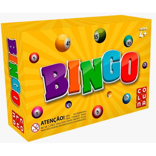 Jogo Bingo, Coluna, 24 Cartelas, Multicor