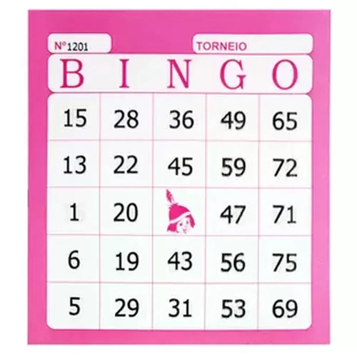 Jogo Bingo Coluna 24 Cartelas – Papelaria Castelo