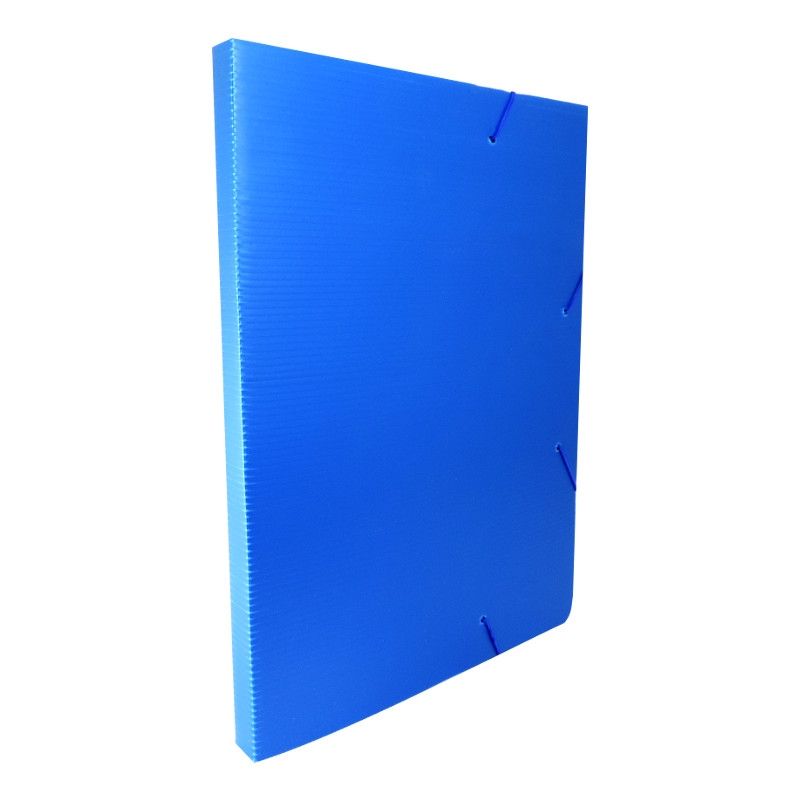 Pasta C Aba E El stico Pl stica Azul 4cm Yes Papelaria Castelo