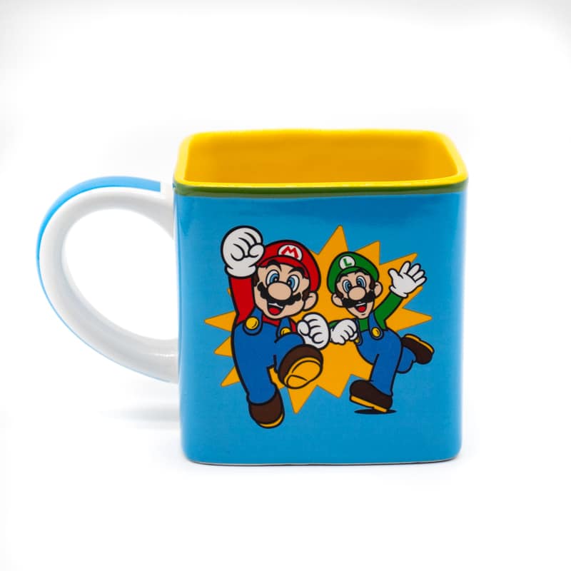 Chávena com Caixa Super Mario 1-UP Cerâmica 360 ml - Super Mario