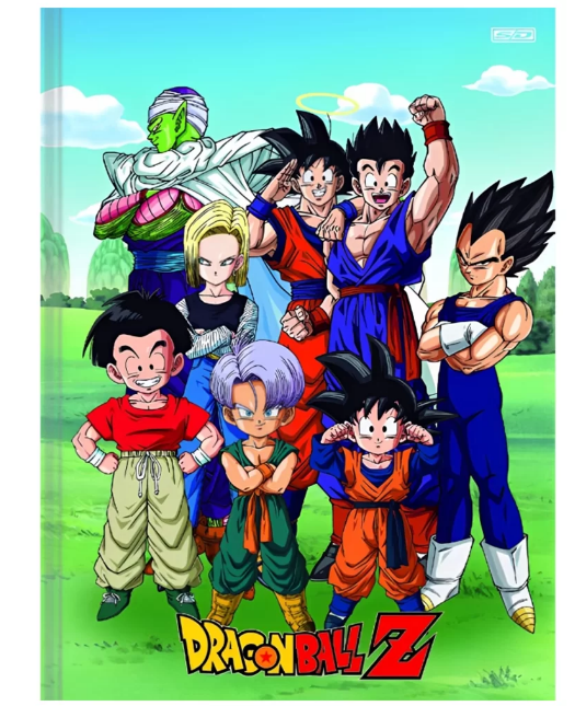 Caderno Cartografia Desenho Capa Dura Costurado Dragon Ball - Capa A - São  Domingos